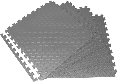 Mata puzzle MALSPORT EVA 60x60x1 cm szara