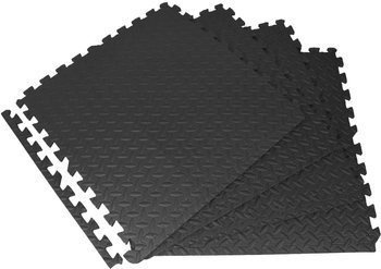 Mata puzzle MALSPORT EVA 60x60x1 cm czarna